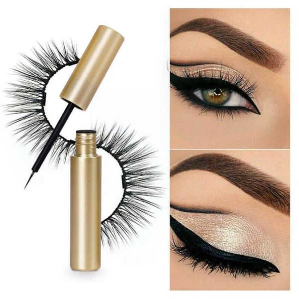 

eyeliner magnetic liquid waterproof long lasting eyes makeup fast t2e3