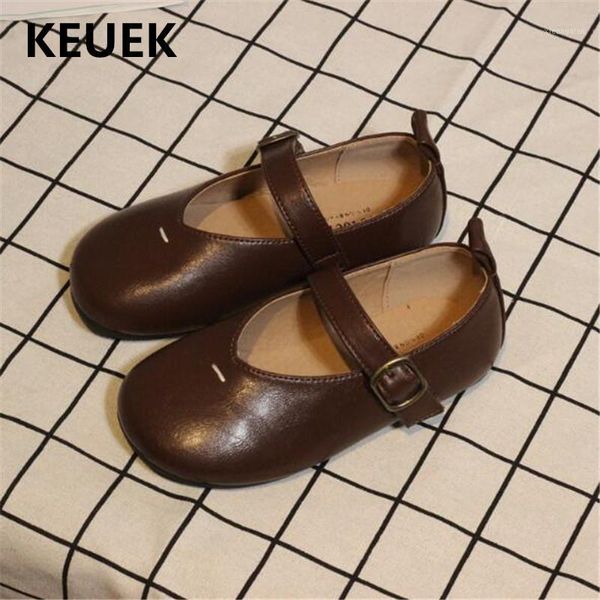 

flat shoes children spring/autumn leather girls baby toddler moccasins princess breathable flats kids dance 0181, Black;grey