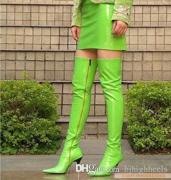 

2021 women shoesboots pointed stiletto heel over-the-knee boots and skirt, Black