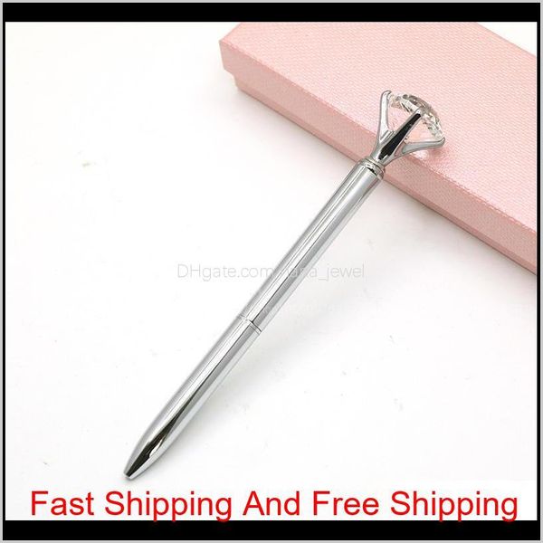 

50pcs/lot customized pen diamond crystal pen party guest personalized gift birthday gifts ballpoint pens engraved name vpock tsjpf