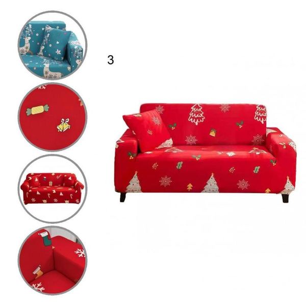 

chair covers 1 set christmas stretchy couch cushion lightweight easy to install