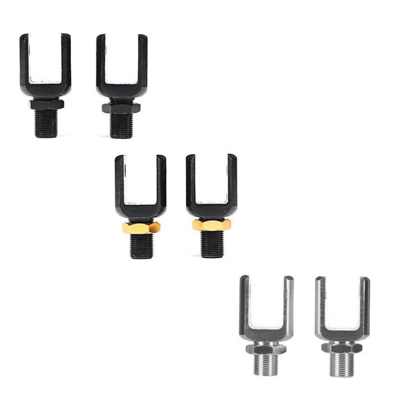 

parts 2pcs universal u fork end motorcycle rear absorber adapter m8 for scooter atv