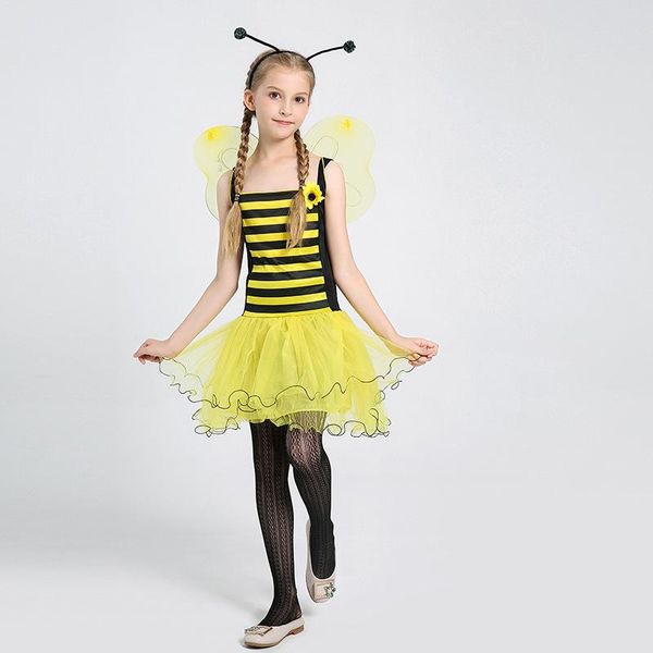 

party hats bee fairy dress girl performance cosplay festival costume