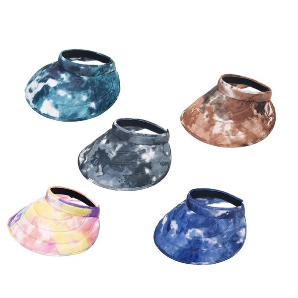 

wide brim hats 573b summer sun hat pre-curved visor sunlight protection for outdoor sports, Blue;gray