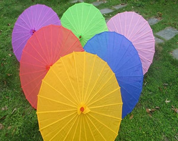 

umbrellas 2021 chinese colored fabric umbrella white pink parasols china traditional dance color parasol japanese silk props