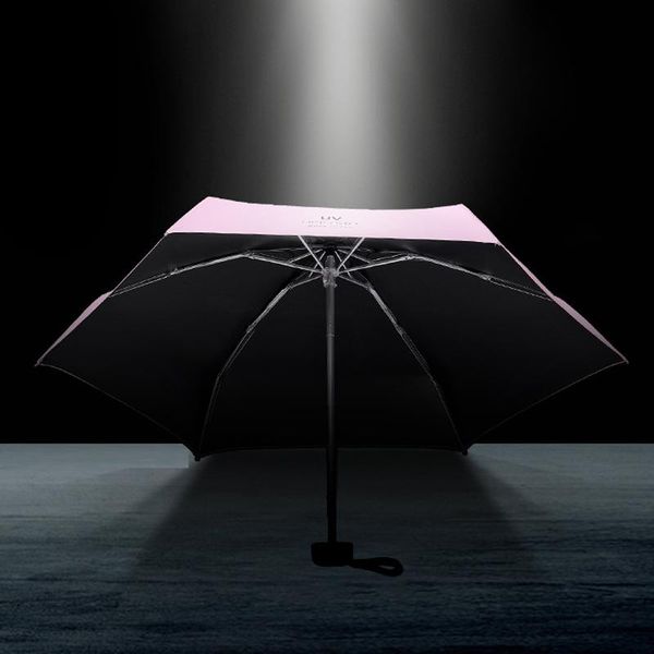 

umbrellas compact mini pocket umbrella 5 folding rain windproof anti uv portable for women men kids ti99