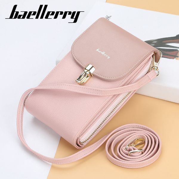 

baellerry mobile phone large capacity zipper wallet fashion korean women's bag single shoulder messenger bag, Red;black