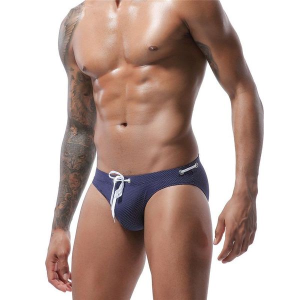 

underpants men brief swimwear quick dry swimming low waist beach shorts surf board short breathable bikini panties swimsuit, Black;white