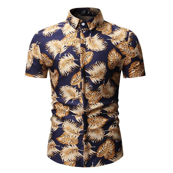 

men's casual shirts men s floral print luxury summer hawaiian short sleeve, White;black
