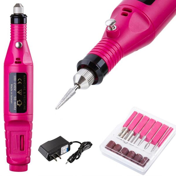 

nail drill & accessories 1set professional electric machine kit manicure art pen pedicure file tools