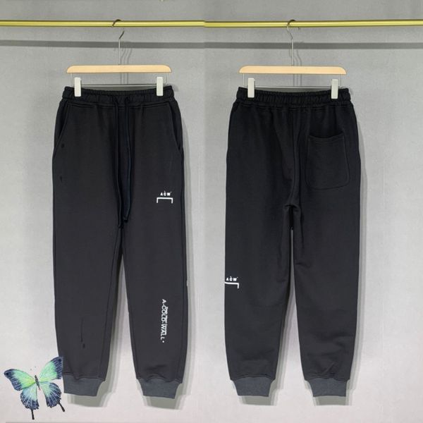 

sweatpants men women british industrial culture terry trousers pants, Black