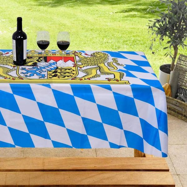 

table cloth german oktoberfest decoration blue and white checkered tablecloth home oilproof dining kitchen decorative