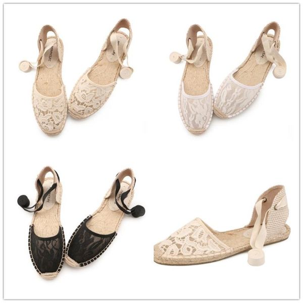 

sandals beige heeled cross-shoes large size 2021 summer lace denim women's ankle strap black laces big handmade girls low comfo