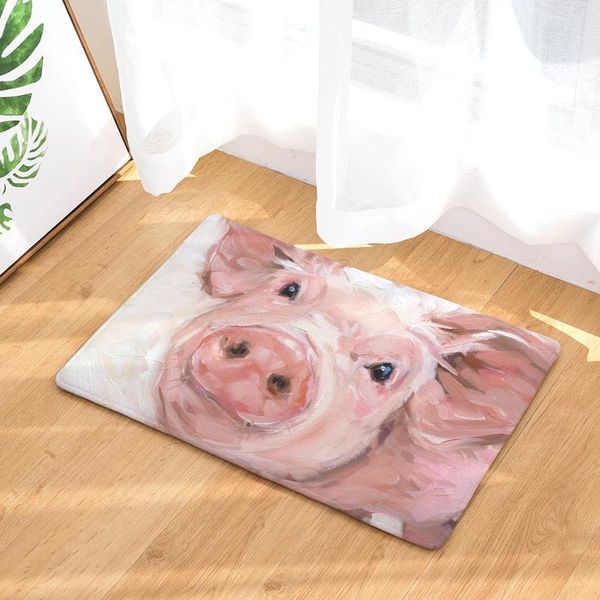 

carpets cammitever oil painting cow pig farm animals dog highest quality material perfect for kitchens and standing desks pastoral wind