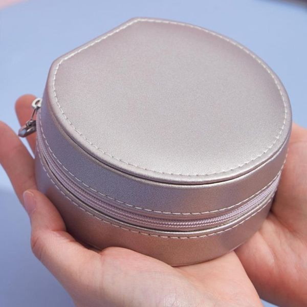 

jewelry pouches, bags 70% dropjewelry box portable cute fashion organizer display travel case storage for home, Pink;blue