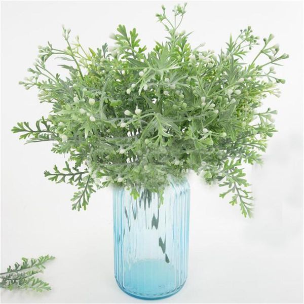 

artificial plants flocking antlers grass plastic green grass fake flowers wedding decor home office desk decors