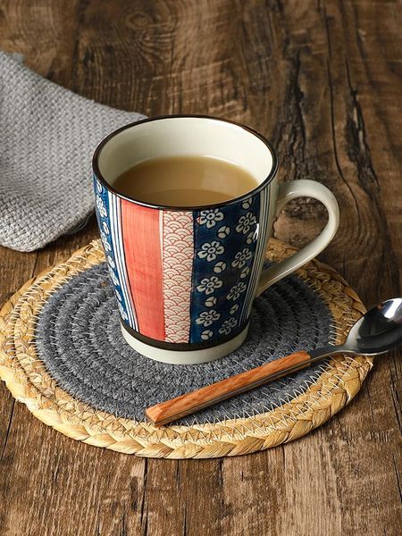 

mugs japanese ceramic mug retro cup creative water home coffee large capacity office drinking cups