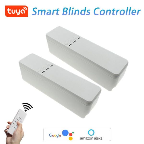 

smart home control wifi curtain roller blinds shade shutter motor remote work with amazon alexa google tuya life