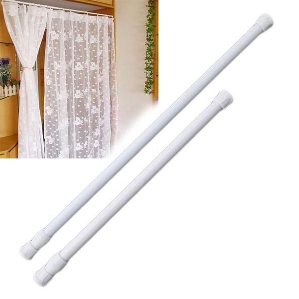 

curtain rod adjustable spring loaded bathroom shower curtain rod tension extendable poles rail hanger