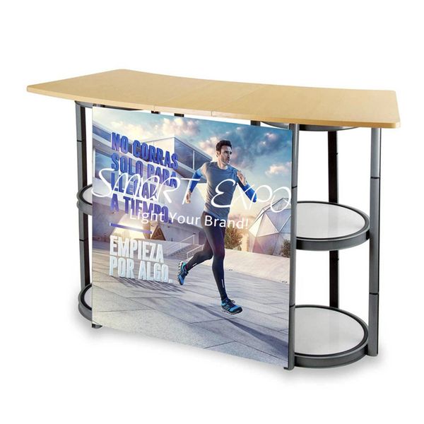 

foldable exhibition counter retail supplies for promotion event