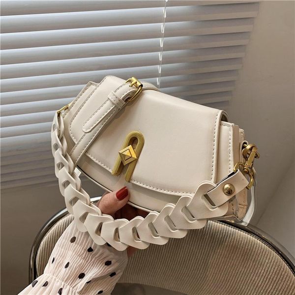 

evening bags fashion woven handbag 2021 fan-shaped underarm shoulder bag ladies urban simple messenger