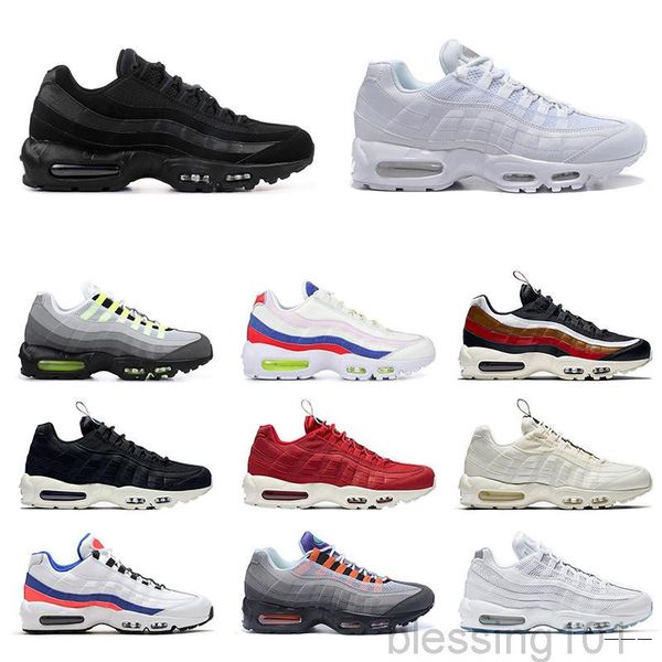 

men's sports casual shoes black sole grey blue sneakers fashion max white triple shoes size eur 36-45 y333