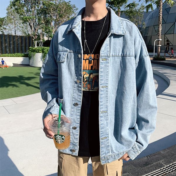 

spring and autumn new denim korean slim young students trend handsome men's short jacket, Black;brown