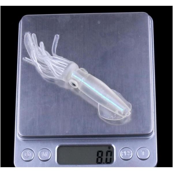 

10pcs/lot 10.5cm 8g 3d eyes cpt squid pvc fishing lure soft baits & lures pesca fishing tackle acce jllwms soif