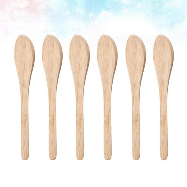 

spoons 30pcs bamboo mini spoon dumpling making tool scoop kitchen gadget for home restaurant (khaki)