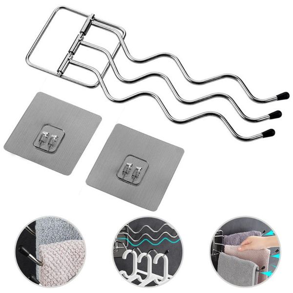 

towel racks bathroom stainless steel bar 180 degree rotating hanging rack and bath perforated