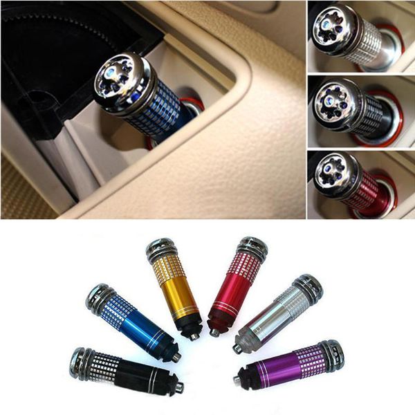 

car air freshener 2pcs vehicle purifier 12v mini auto fresh anion ionic oxygen bar ozone ionizer cleaner