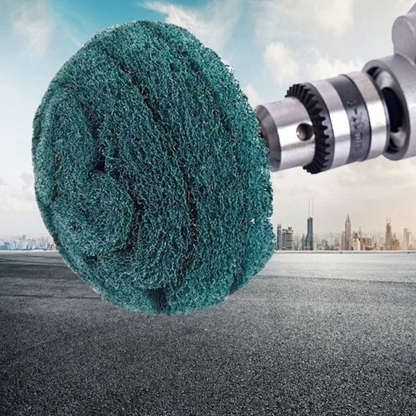 

car sponge handle scrub pad nylon fiber polishing wheel brushes tool flexible convenient