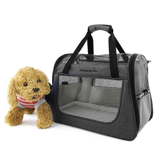 

dog car seat covers portable outdoor travel pet storage bag small cat and shoulder transparent breathable high-quality