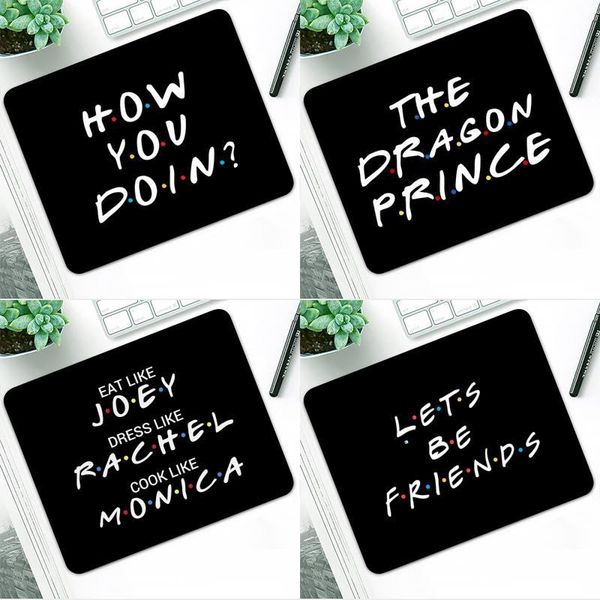 

mouse pads & wrist rests zororong friends quotes pad table rug pc lapcomputer ipad notebook rubber wholesale mat