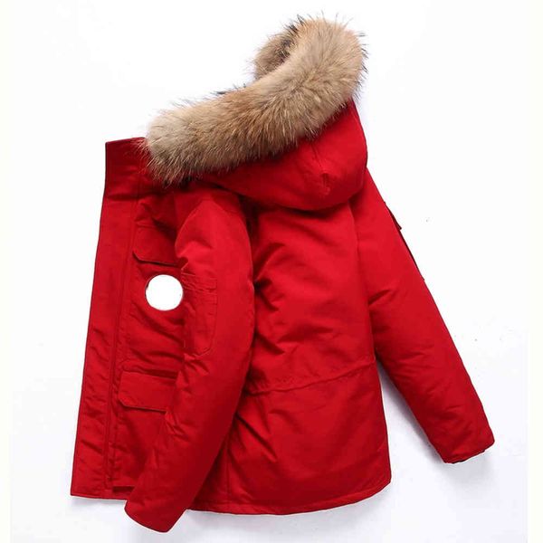 

221ss men winter jacket down jacket's windbreaker thick warm hooded fashion mens winters coats white duck puffer jackets m-3xl, Black