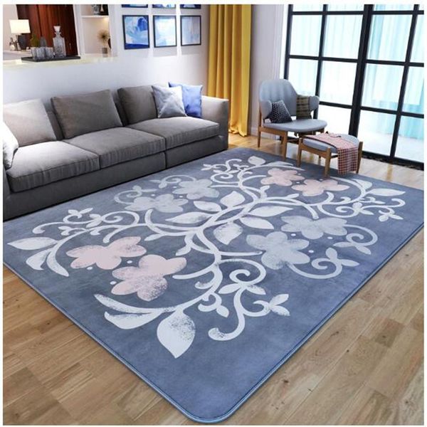 

carpets bedroom carpet living room sofa european tea coral velvet ground mats