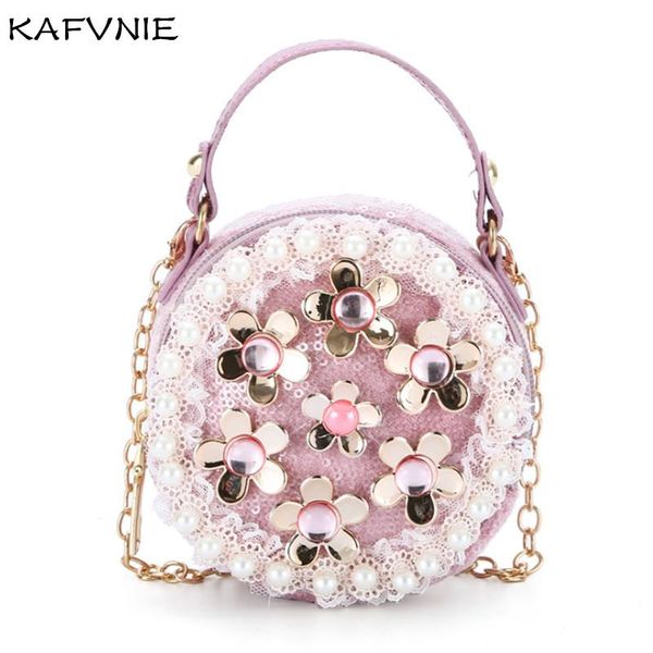 

backpacks shiny mini children bag flower pu waterproof shoulder silver fashion messenger handbag children's birthday gift
