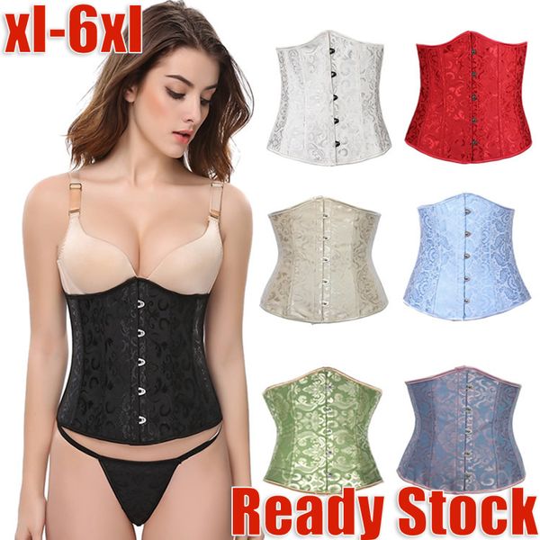 

women corset slim belt xs-6xl bodysuit loss tummy belt women waist trainer slimming shapewear training cincher body shaper bustier corset, Black;white