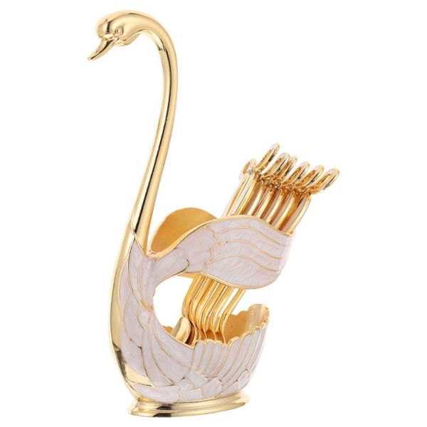 

1 set of coffee spoon zinc alloy teaspoon seasoning spoon kitchen gadget