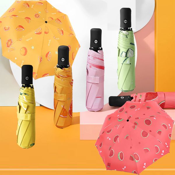 Criança Guarda-chuva Bonito Guarda-chuva Meninas Automático Parasol Mulheres Guarda-chuva Mulheres Dobrável Windpoof Guarda-chuva Feminino Rain ParaguaS 210223