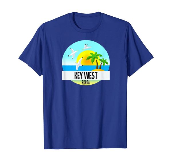 

key west florida destination vacation souviner t-shirt, White;black