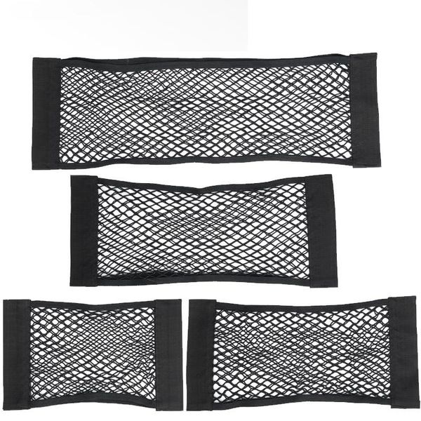 

car organizer trunk storage bag net pocket elastic band lu ggage holder access