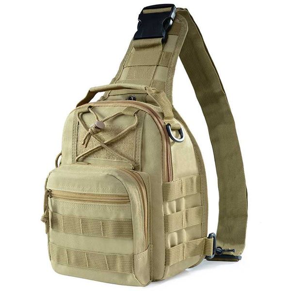 

outdoor bags camouflage small chest bag tactical field sports one-shoulder diagonal 900d waterproof fabric
