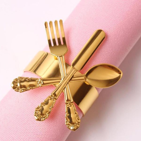 

napkin rings 1pc table western-style knife and fork spoon buckle ring cloth towel