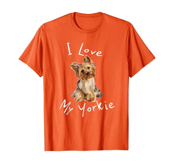 

i love my yorkie t-shirt men women kids, White;black