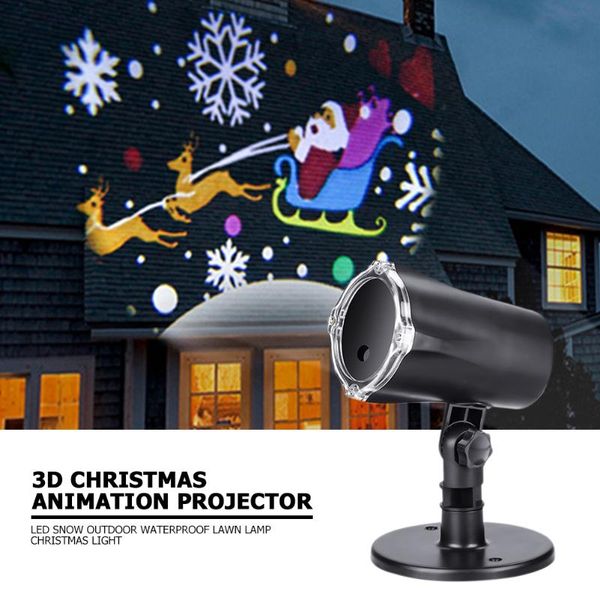 

strings 5w 3d christmas led projector lamps indoor outdoor animation holiday stage light pathway spotlight for party ktv bars