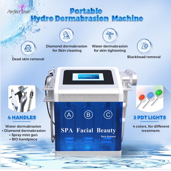 

hydrafacial machine dermabrasion skin cleaning bio microcurrent hydro waterdermabrasion hydrofacial face care