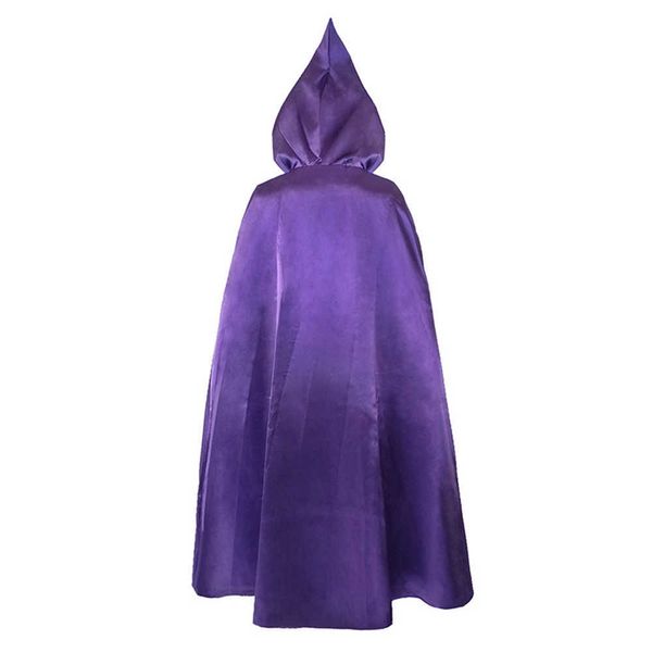 Teen Titans Super Hero Raven Costume Cosplay Donna Tuta nera Viola Mantello con cappuccio Tute Festa di Halloween Y0913