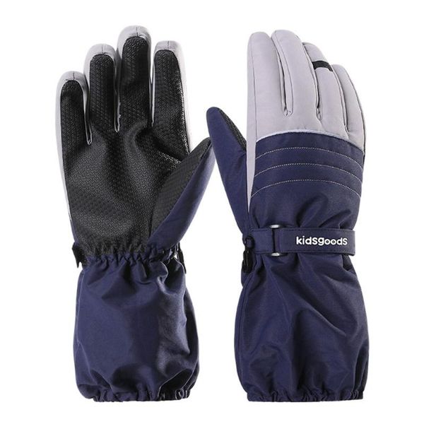 

ski gloves 2021 snow winter warm children's double-layer padded