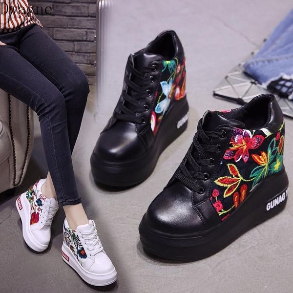 

dress shoes 2021 korean fashion wild high heels casual thick waterproof platform round single ladies, Black
